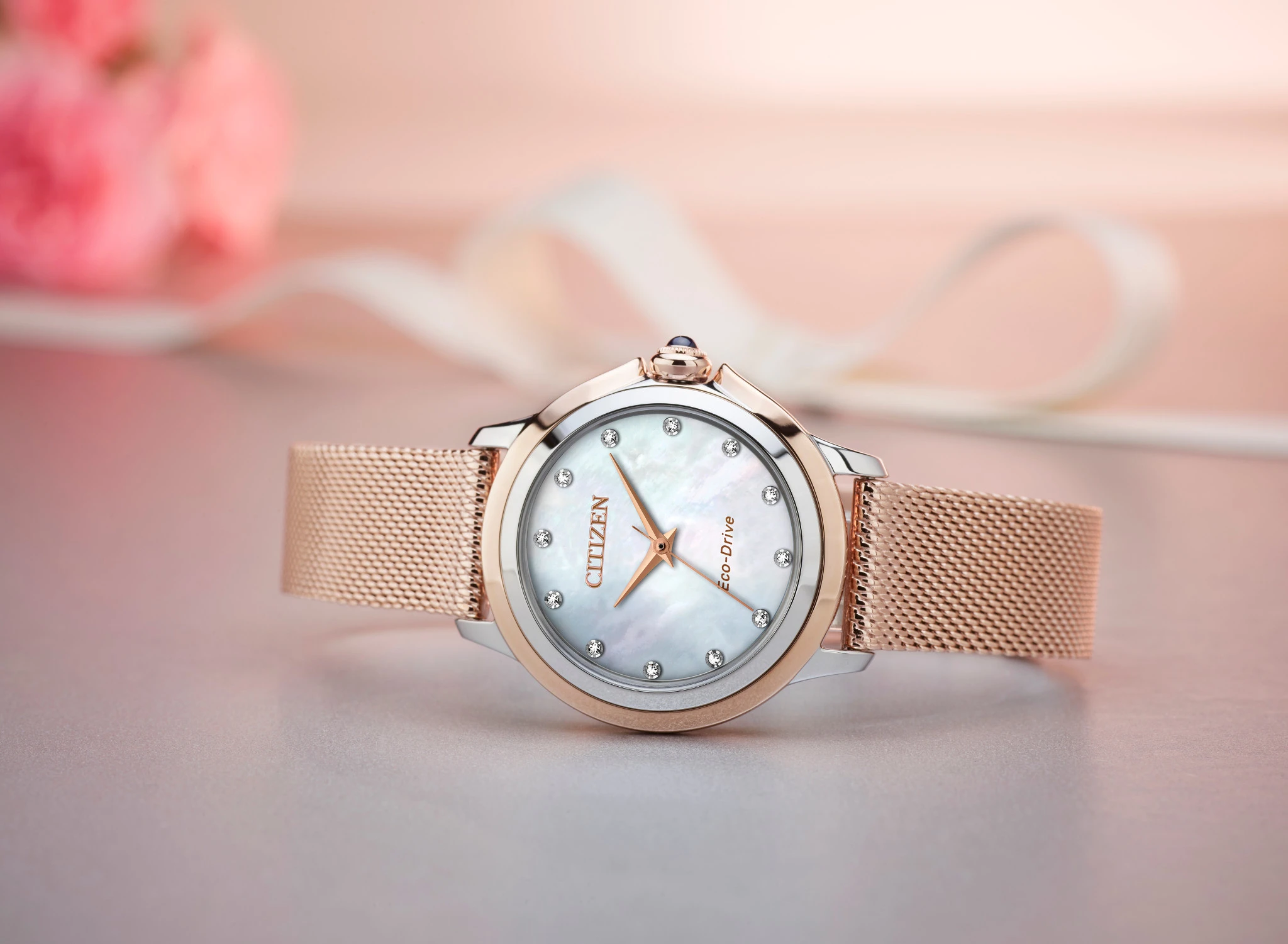 Citizen Ceci Ladies Eco-Drive White Dial Watch | CITIZEN